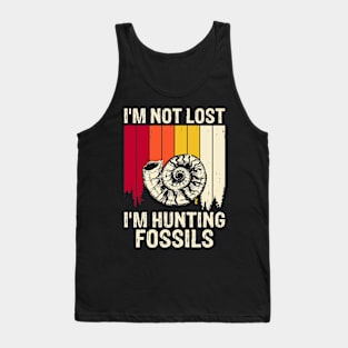 I'm Not Lost I'm Hunting Fossils shirt For Women Tank Top